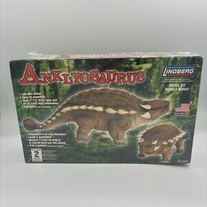 Lindberg Anklyosaurus Skill Level 2 Dinosaur Model Kit New Sealed 2006
